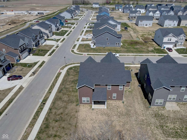 birds eye view of property featuring a residential view