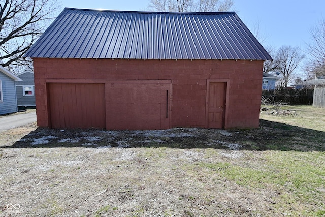 view of outbuilding with an outdoor structure