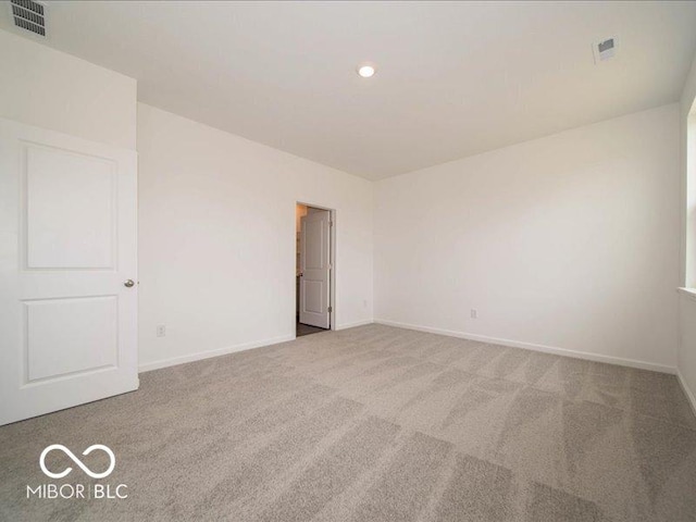 2254 Oakmont Dr, Plainfield, IN 46168 - carpeted spare room featuring baseboards and recessed lighting