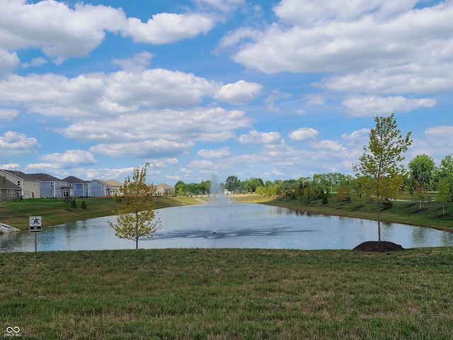 view of water feature