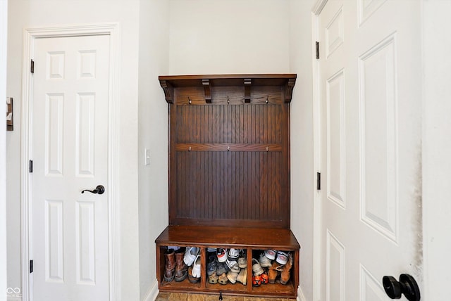 view of mudroom