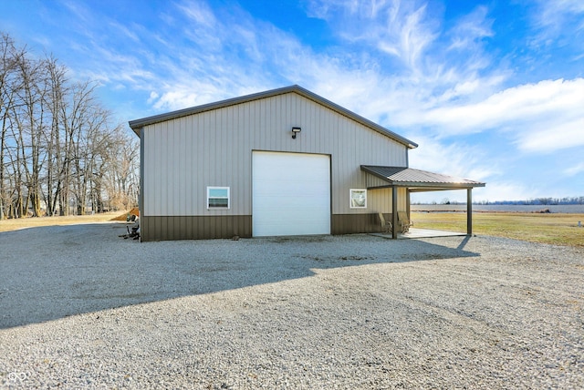 view of outbuilding with an outbuilding and a carport