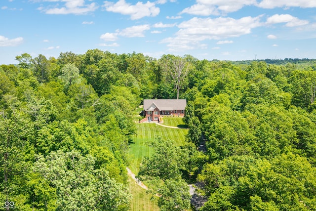128 Walts Rd, Georgetown, IN 47122 - aerial view of property and surrounding area with a forest