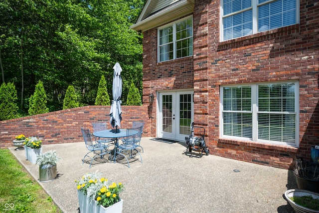 128 Walts Rd, Georgetown, IN 47122 - view of patio / terrace with french doors