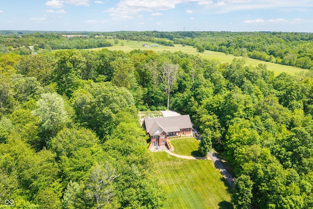 128 Walts Rd, Georgetown, IN 47122 - aerial view of property and surrounding area featuring a forest