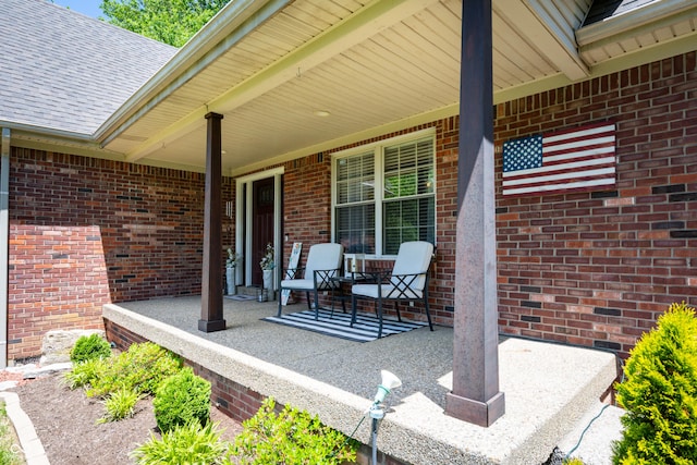 128 Walts Rd, Georgetown, IN 47122 - view of patio with covered porch