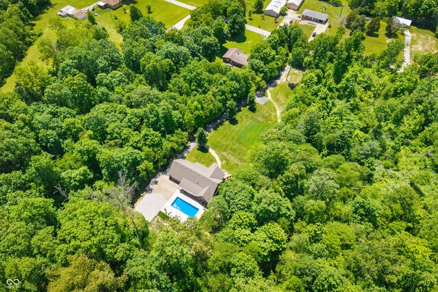 128 Walts Rd, Georgetown, IN 47122 - bird's eye view of a pool