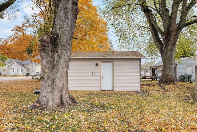 view of outbuilding with an outdoor structure