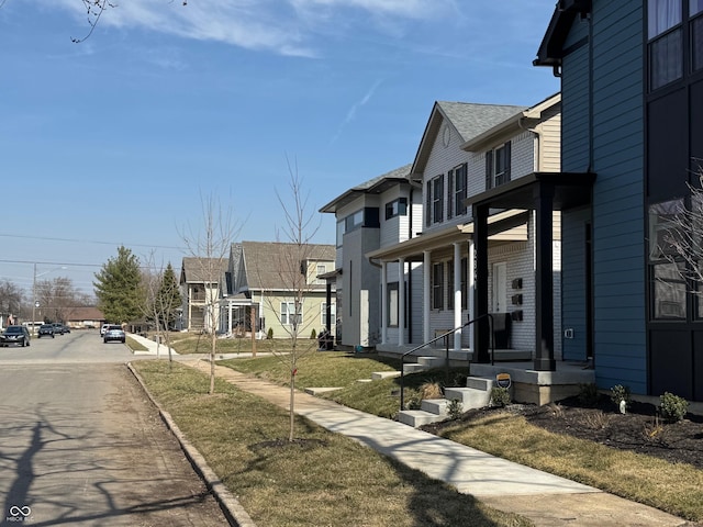 view of home's exterior with a residential view