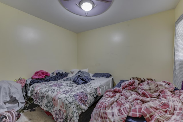 bedroom with carpet flooring