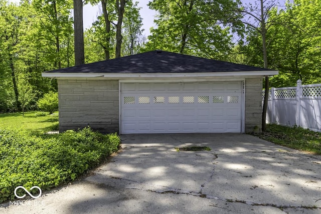6204 S Madison Ave, Indianapolis, IN 46227 - view of detached garage