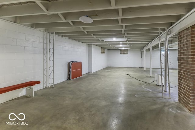 6204 S Madison Ave, Indianapolis, IN 46227 - view of unfinished below grade area