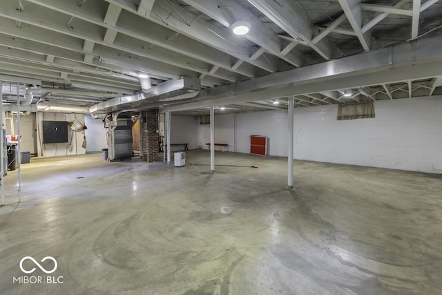 6204 S Madison Ave, Indianapolis, IN 46227 - view of unfinished basement