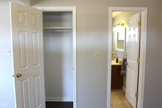 view of closet