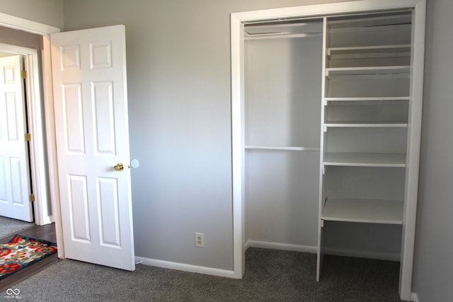 view of closet