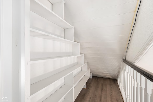 interior space featuring dark wood finished floors