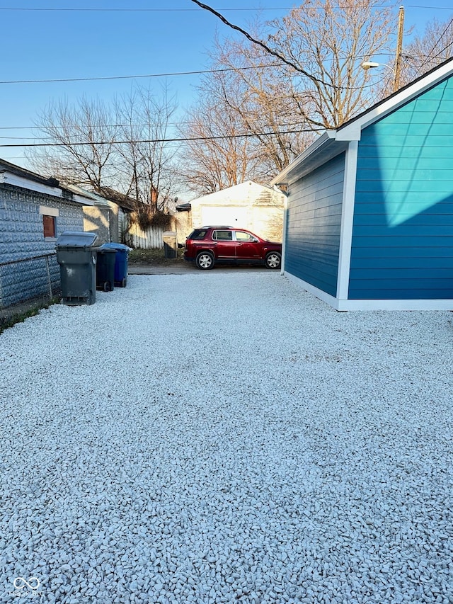 view of car parking