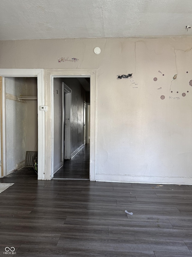 interior space featuring dark wood finished floors