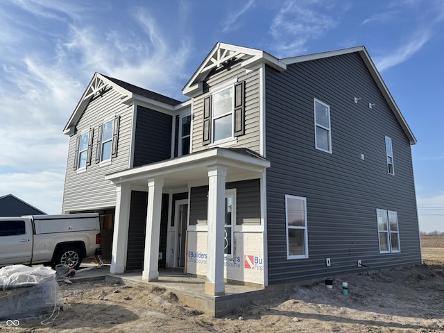 view of front facade with a porch