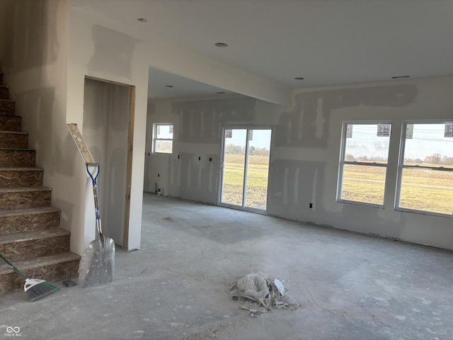 interior space with stairway