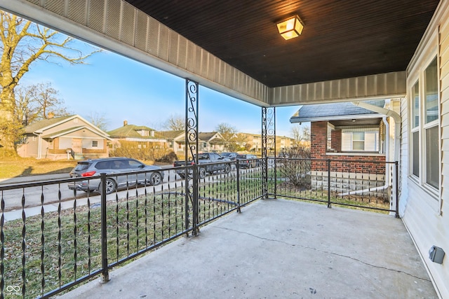 balcony featuring a residential view