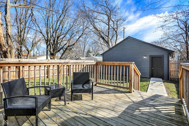 1209 N Rural St, Indianapolis, IN 46201 - wooden terrace with fence