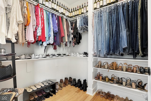 1209 N Rural St, Indianapolis, IN 46201 - spacious closet with wood finished floors