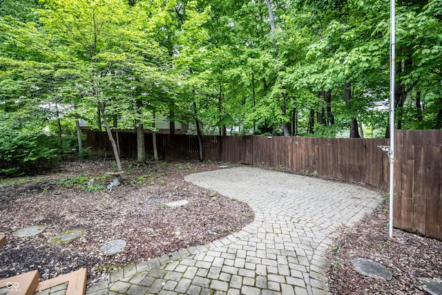 12348 Seaway Cir, Indianapolis, IN 46236 - view of yard featuring fence and a patio