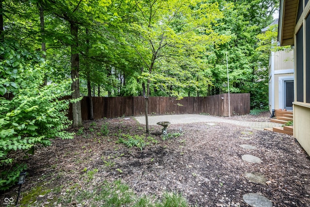 12348 Seaway Cir, Indianapolis, IN 46236 - view of yard featuring entry steps and fence