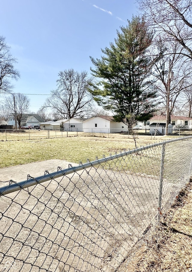 exterior space featuring fence