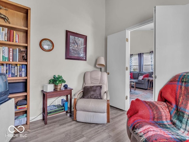 6556 Aintree Ter, Indianapolis, IN 46250 - sitting room featuring wood finished floors