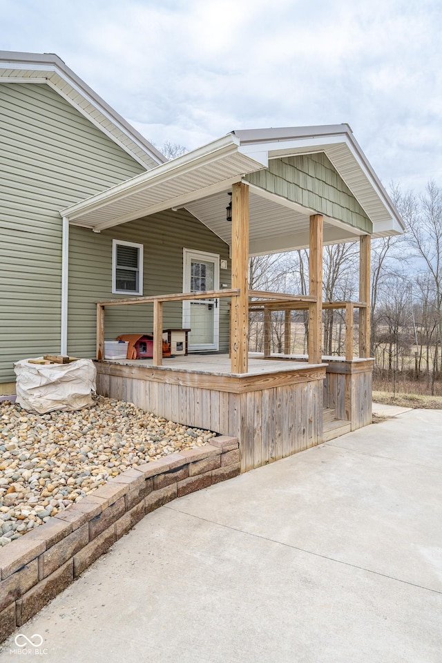 view of patio / terrace