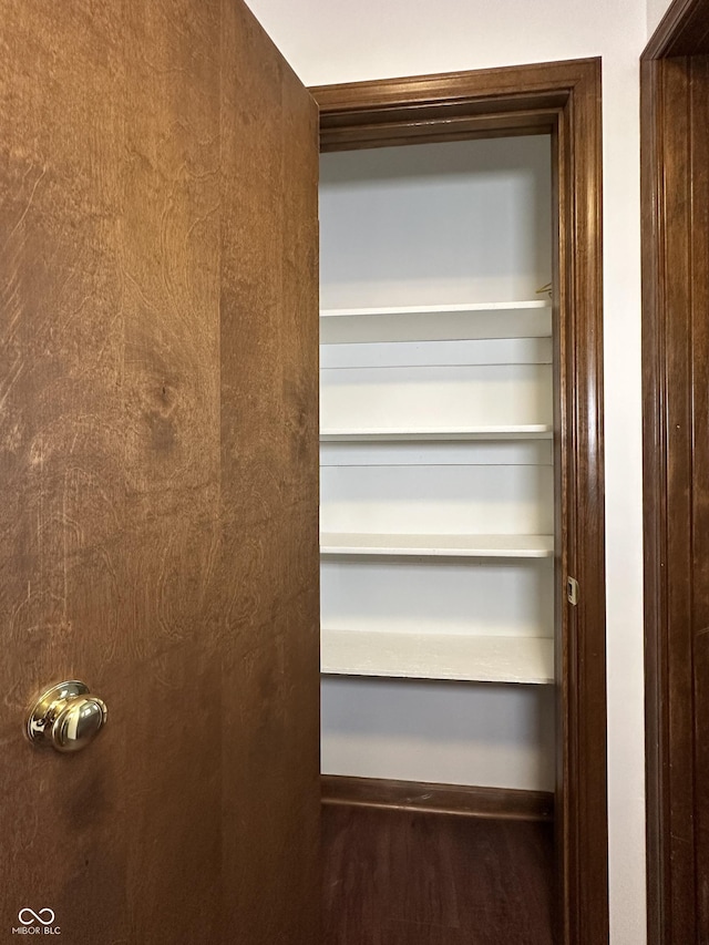 view of closet