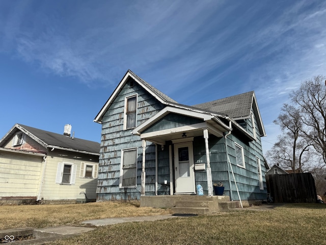 view of bungalow-style home