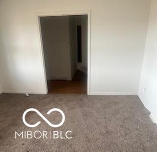 empty room with carpet floors