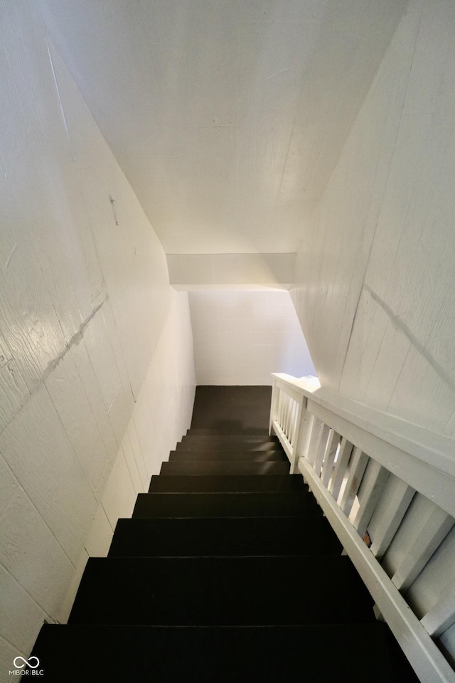 view of staircase