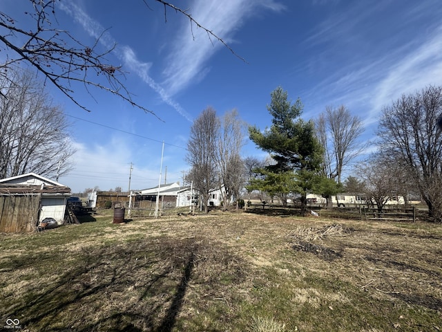 view of yard