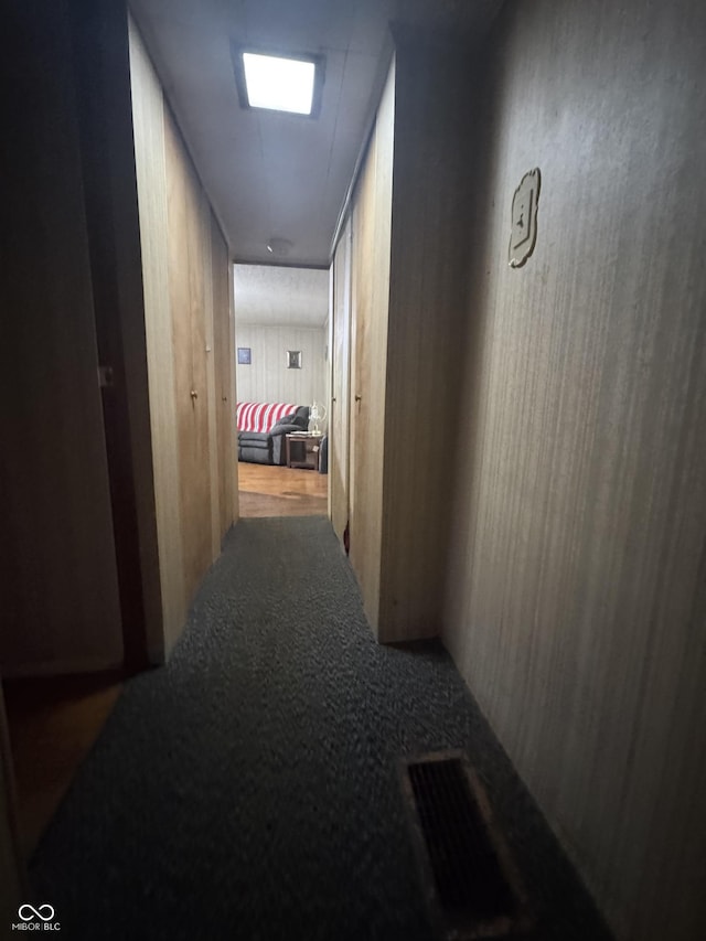 corridor with visible vents