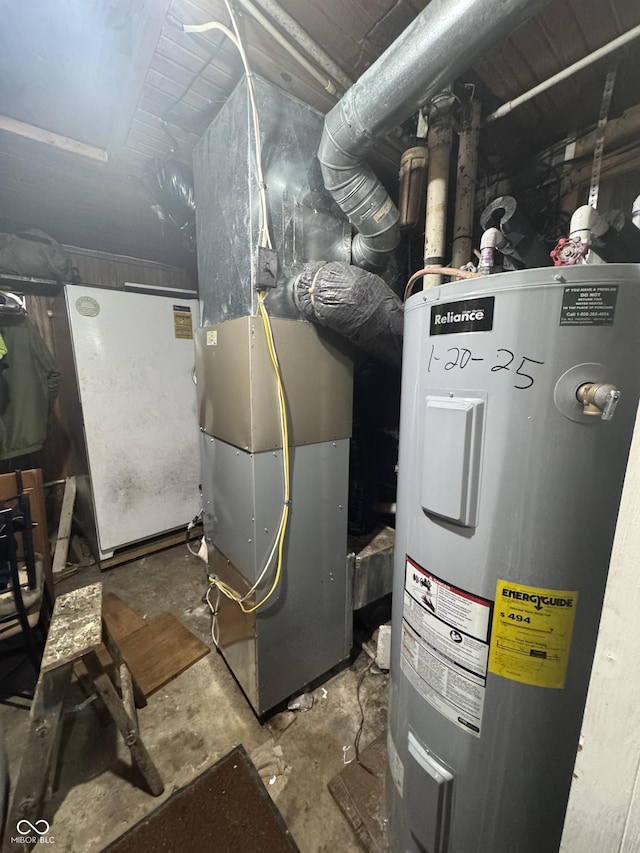 utilities featuring water heater