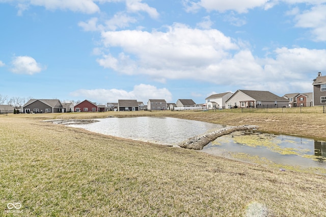 water view with a residential view