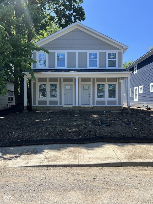 617 W 39th St, Indianapolis, IN 46208 - view of front facade with covered porch
