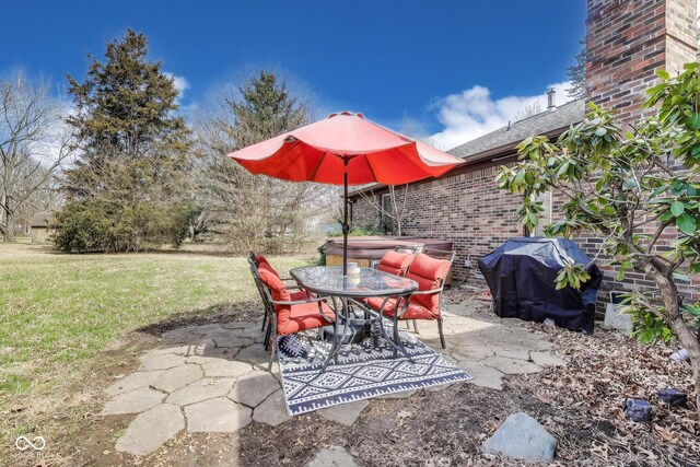 7152 Sandalwood Dr, Avon, IN 46123 - view of patio / terrace featuring area for grilling