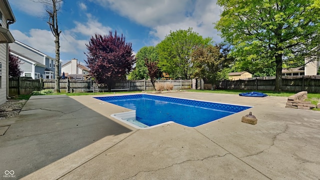 11144 Echo Trl, Indianapolis, IN 46236 - view of pool featuring a patio and a fenced backyard
