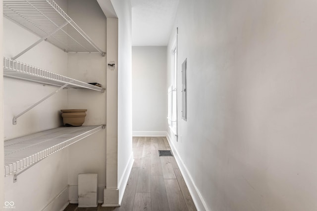 3732 N Kenwood Ave, Indianapolis, IN 46208 - corridor featuring wood finished floors and baseboards