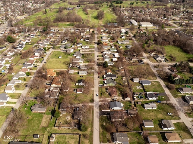 3104 Alice Ave, Indianapolis, IN 46237 - drone / aerial view with a residential view