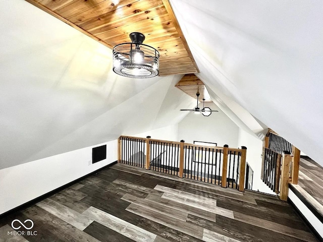 511 N Clark St, Lebanon, IN 46052 - bonus room featuring lofted ceiling, wood finished floors, and baseboards