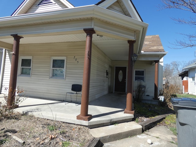 view of front of property