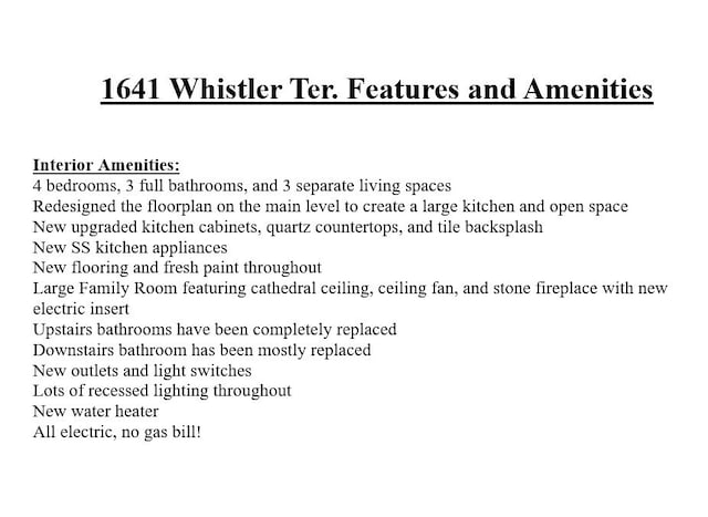 1641 Whistler Ter, Indianapolis, IN 46229 - view of miscellaneous listing collateral