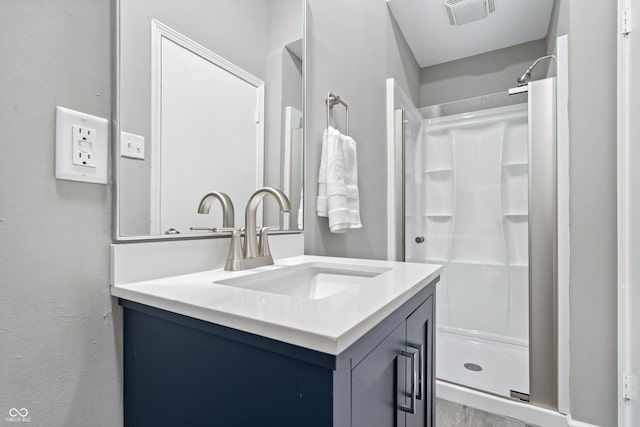 1641 Whistler Ter, Indianapolis, IN 46229 - full bathroom with a stall shower and vanity
