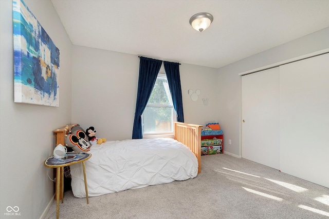 9011 Harrison Run Dr, Indianapolis, IN 46256 - bedroom featuring carpet and a closet